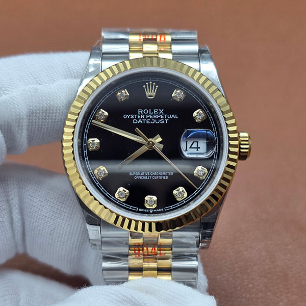 【TW工場】ロレックスコピー デイトジャストM126233-0021 ブラック 36mm 贈り物に最適